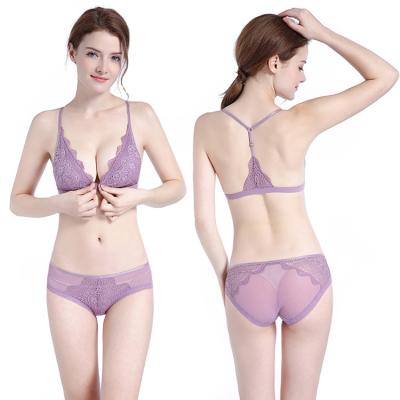 China Sexy QUICK DRY lace bra panties photo bra and brief sets for sale