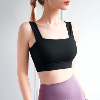 China New Women Workout Hot Sexy Sporty Cross QUICK DRY Sports Wear Top Fitness Gym Yoga Bra Back Bra for sale