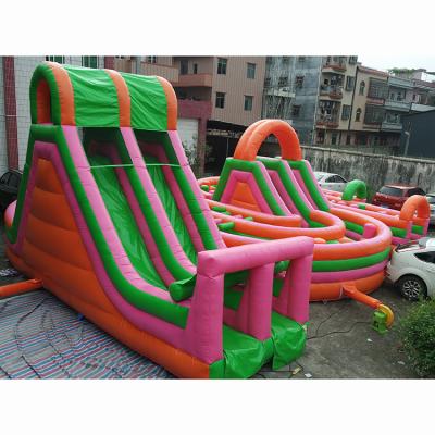 China High Strength Outdoor Funny Crazy Inflatable Obstacle Water Games for sale