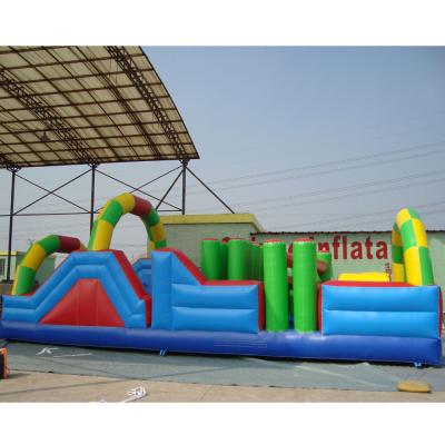 China Factory high strength adult inflatable army bounse inflatable obstacle course for sale