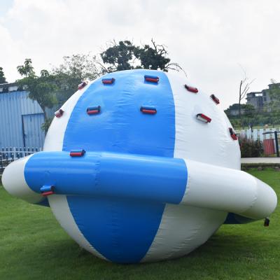 China High Strength Commercial Towable Boat Gyro Inflatable Disco Water Games Whirling Equipment for sale