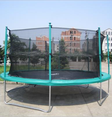 China With protective net wholesale best quality square trampoline outdoor trampoline for sale