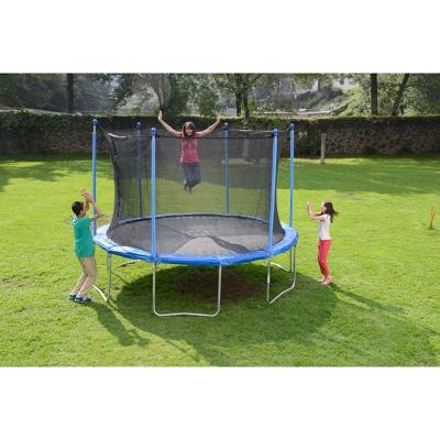 China With protective net low price kids fitness mini trampoline park manufacturers indoor jumping outdoor trampoline for sale