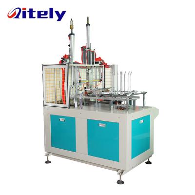 China Full Automatic Disposable Meal Paper Lunch Box 100-400g/m2 PE Coated High Speed ​​30-50pcs/min Paper Cardboard Box Making Machine for sale