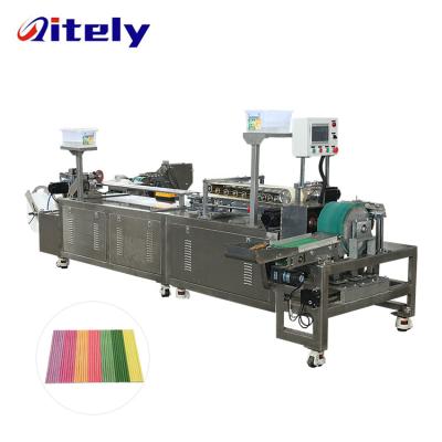 China Coffee Stir Automatic High Speed ​​68-150mm Paper Stick Length Lollipop Paper Stick Making Machine for sale