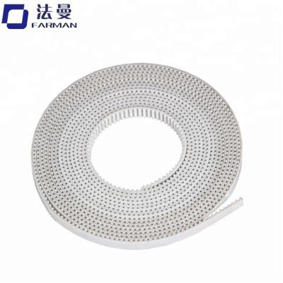 China High Transmission Efficiency T10 PU Strap Steel Wire Opening Belt For Smart Curtain for sale