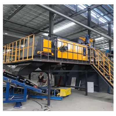 China Household car (solid waste) crushing scrap steel sorting and zorba recycling line waste steel aluminum copper reuse for sale