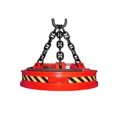 China Factory crane drop steel and iron cargo lifting electromagnet 2 ton lifting magnet for sale