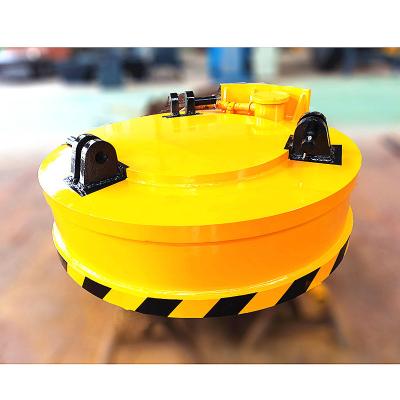 China Factory drop steel yard lifting magnet 220V 2 ton billet electro drop yard magnet lifting magnet for sale