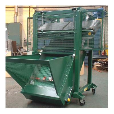 China Factory magnetic separation equipment removes main metal stains in plastic recycling factory before shredding grinding operation for sale