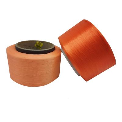 China Flame Retardant Polyester 600D Twist Multifilament Polyesters Yarn Fdy Intermingle Sewing Thread For Weaving Webbing for sale