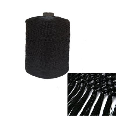 China 240D/4 1mm2mm3mm Sustainable Polyester Fringe Yarn Embroidery Knitting Yarn Braided Rope For Tassel for sale