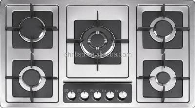 China Italian stainless steel D915F gas stove/gas hob/gas cooker with CE approval for sale