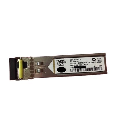 China GIGABIT NETWORK GLC-BX80-D-I 1000BASE-BX80-D Bidi SFP for 80km Bi-Directional Single-Fiber Applications with DOM for sale