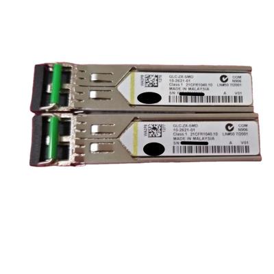 China Gigabit Ethernet Applications GLC-ZX-SMD 1000BASE-ZX 1550nm Extended Distance SFP Module With DOM for sale