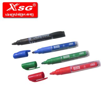 China School 4 Color Refill Whiteboard Marker Reuseable Thick Whiteboard Marker Pen For Office for sale