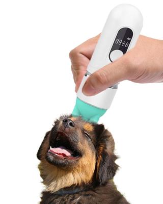 China Pet Grooming Stocked Product Supplies With Waterproof Pet Massage Brush Custom Chargeable USB Dog Cat Pet Massager With 5 Head for sale