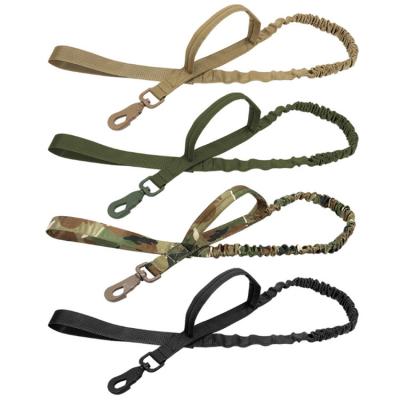 China Retractable Nylon Dog Pull Rope Military Dog Training Maker Quick Release Tactical Strong Outdoor Pet Leash For Dog Harness for sale