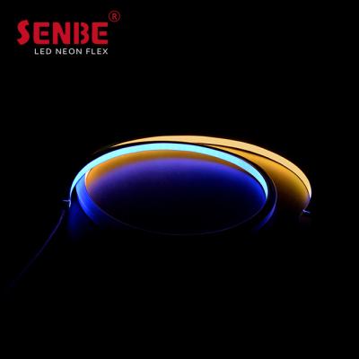 China LANDSCAPE Senbe F22S Pixel RGB SMD5050 17W DMX512 Flat LED Rope Light Outdoor Neon Strip for sale