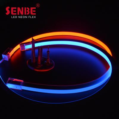 China LANDSCAPE led ultra thin neon cable rope light topview sideview led neon cable rope light with mounting clips for sale