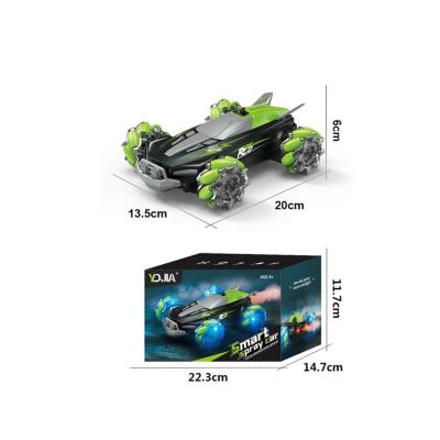 China RC Model Factory 2021 Direct Sales Stop Toy Car Gesture Remote Control Cars With Mist Spray for sale