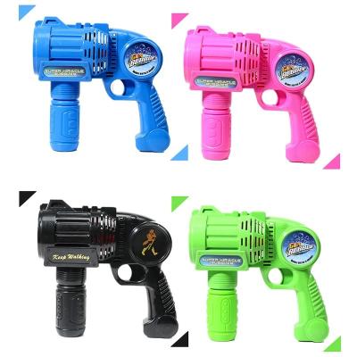 China Make Colorful Bubble Battery Operated Automatic Bubble Machine Toy Six-Hole Strong Power Bubble Gun Set for sale