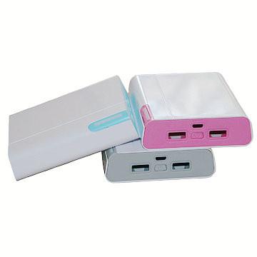 China USB Cell Phone Backup Battery Charger , 10400 mAh Portable Power Pack for sale