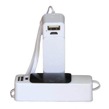 China Square External Rechargeable Cellphone Li-ion  2600mAh Power Bank for Mobile for sale