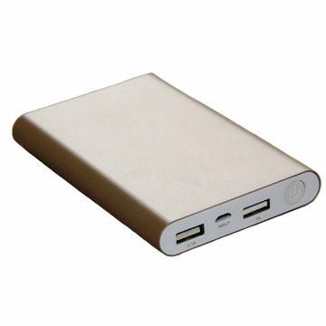 China 8000mAh Metal Slim Power Bank for sale