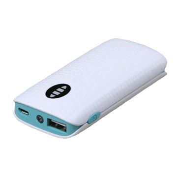 China ABS Green Grid 5200mAh Multi Function Power Bank Mobile Charger for sale