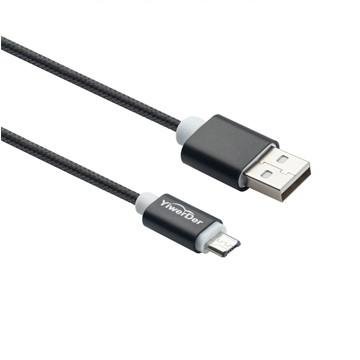 China Micro USB Cables YiwerDer High Speed Nylon Braided Cable Charging/Sync Data for Android Devices, Galaxy and more for sale