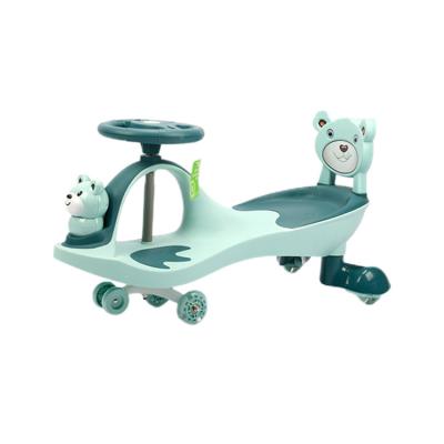 China Ride On Toy Best Selling Plastic Toy Children's Swing Car With PU Wheel for sale