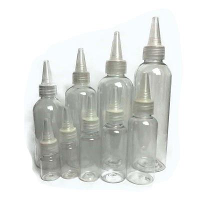 China Stocked Plastic 50ml 100ml 150ml 250ml Squeeze Bottle Transparent for sale