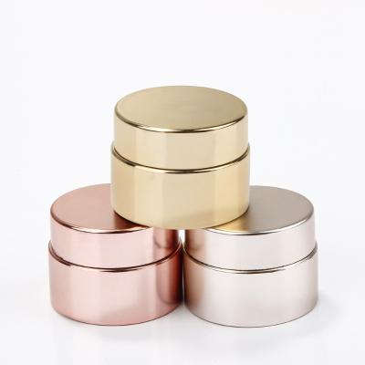 China 5g PP Sample Eye Cream Cosmetic Luxury Plastic Jar Gold Pink Silver Color for sale