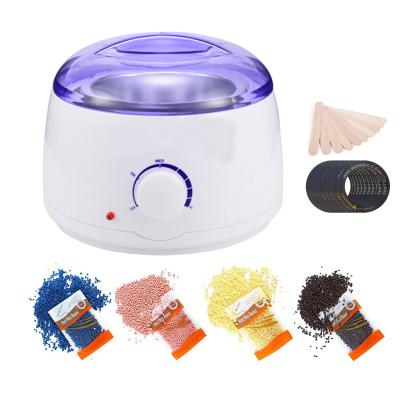 China Depilatory Customized Wax Hair Removal Set Beans Depilatory Pot Wax Heater Warmer Machine for sale