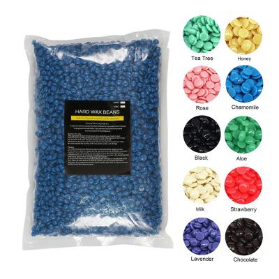 China Brazilian Hair Removal Various Colors Sugar Wax Beads Wax Beans Hair Removal Hard Wax 1KG for sale