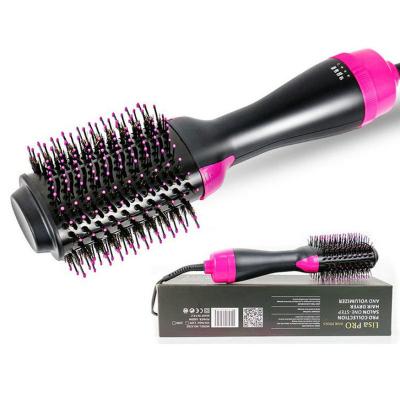 China Hotel Home Use Electric Hair Comb With Revlon One Step Electric Hair Dryer Hot Air Hair Straightener Brush for sale