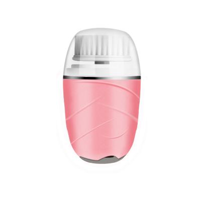 China Acne Treatment 3 in 1 Replaceable Private Label Brush Head Deep Cleansing Brush Electric Facial Cleanser for sale