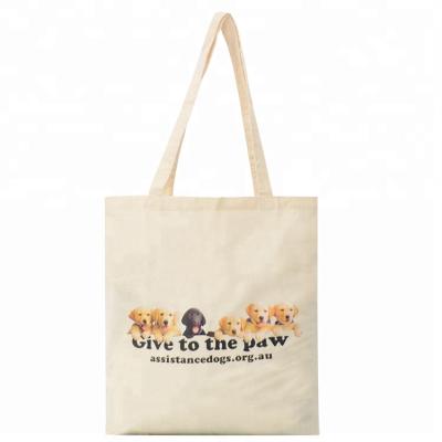 China 100% Cottons Eco-Friendly Promotional Calico Tote Shopping Bag for sale