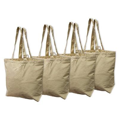 China The Latest Wholesale Natural RPET Cotton Canvas Tote Bags Shopping Bag for sale