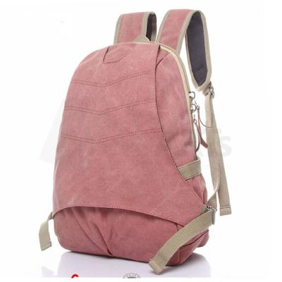 China Shoulder Straps Fashion Canvas Large Capacity School Bag for sale