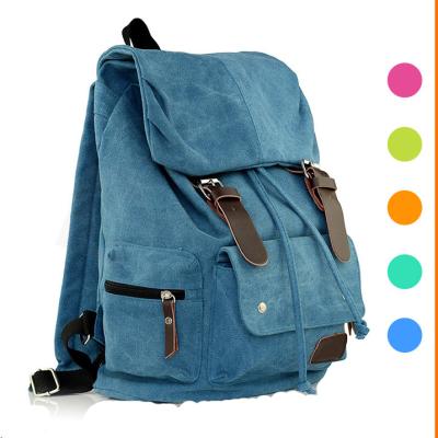 China Shoulder Straps Design Multifunctional Canvas Backpack for sale