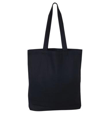 China Eco-friendly 100% Cotton Canvas Tote Bags With Bottom Gusset For Promotions Shopping And Groceries for sale