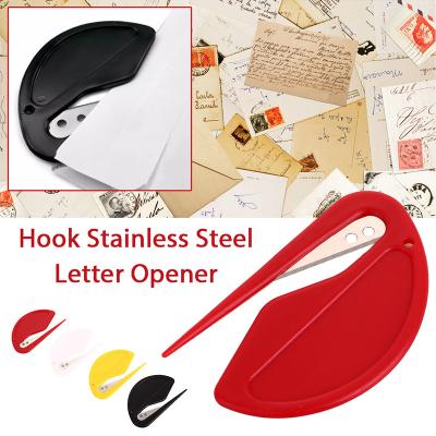 China Mini Letter Opener Promotional Plastic Security Envelope Mail Opener Gifts Cutter Blade Office Equipment Paper Kept Random Color for sale