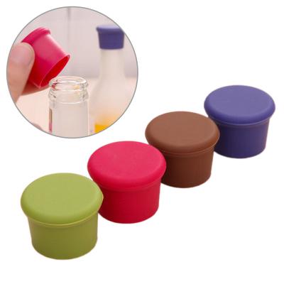 China 1Pc Kitchen Bar Silicone Wine Glass Bottle Stopper Tool Leak Free Cap Beer Accessories Stored Fresh Storage Champagne Closures for sale