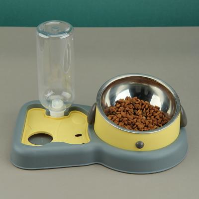 China Automatic Pet Supplies Water Dispenser Cat Pet Bowls and Cat Dog Water Bottle Smart Automatic Pet Feeder for sale