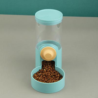 China 100ml High Quality Sustainable Pet Cage Hanging Food Feeder Automatic Pet Food Dispenser For Dogs for sale