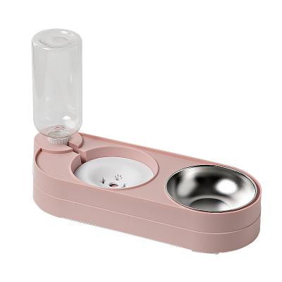 China High Capacity Sustainable Pet Wheels Multifunctional Pet Water Food Feeders Water Dispenser Automatic Pet Feeder for sale