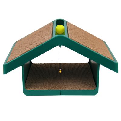 China Zoohoo Hot Selling Multi Functional High Quality Luxury Hips Stocked Cat Scratcher House for sale