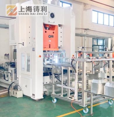 China 80tons Aluminum Foil Container Production Line 800kn Aluminium Container Making Machine for sale